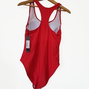 Nicole Miller Red Swimsuit size Large